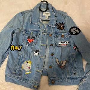 Custom Disney Patch Denim Jacket